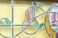 幻想的で大正ロマンの風薫るステンドグラス EZ2487 在庫1枚