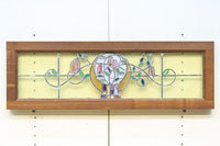 幻想的で大正ロマンの風薫るステンドグラス EZ2487 在庫1枚