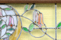 幻想的で大正ロマンの風薫るステンドグラス EZ2487 在庫1枚