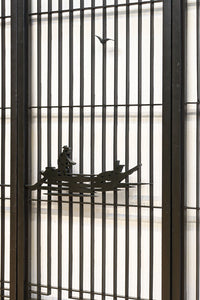 ゆったりとした情景を描いた上品な書院セット EZ2489 在庫4枚1組