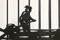 ゆったりとした情景を描いた上品な書院セット EZ2489 在庫4枚1組