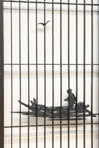 ゆったりとした情景を描いた上品な書院セット EZ2489 在庫4枚1組