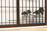 美しい富士の姿を描いた書院セット EZ2490 在庫4枚1組