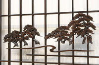 美しい富士の姿を描いた書院セット EZ2490 在庫4枚1組