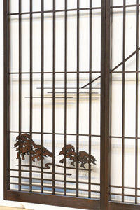 美しい富士の姿を描いた書院セット EZ2490 在庫4枚1組