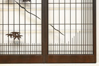 窓絵に縁起の良い絵柄が散りばめられた書院セット EZ2492 在庫4枚1組