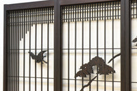 窓絵に縁起の良い絵柄が散りばめられた書院セット EZ2492 在庫4枚1組