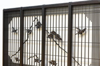 窓絵に縁起の良い絵柄が散りばめられた書院セット EZ2492 在庫4枚1組