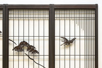 窓絵に縁起の良い絵柄が散りばめられた書院セット EZ2492 在庫4枚1組