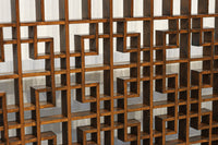 格子と幾何学装飾を黒枠で上品に纏めた書院 EZ2497 在庫1枚