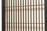 格子と幾何学装飾を黒枠で上品に纏めた書院 EZ2497 在庫1枚