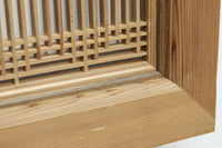 繊細な幾何学帯模様が美しい気品溢れる極上欄間 EZ2521 在庫1枚