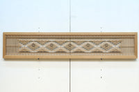 繊細な幾何学帯模様が美しい気品溢れる極上欄間 EZ2521 在庫1枚