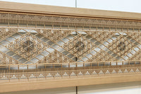 繊細な幾何学帯模様が美しい気品溢れる極上欄間 EZ2521 在庫1枚