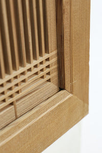 繊細な幾何学帯模様が美しい気品溢れる極上欄間 EZ2521 在庫1枚