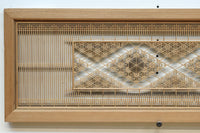 繊細な幾何学帯模様が美しい気品溢れる極上欄間 EZ2521 在庫1枚