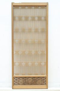 【ご精算用】木地色の柔らかな色彩をしたスリガラス入り極上幾何学書院 EZ2523 在庫3枚