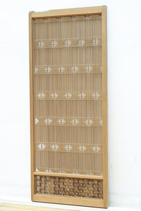 【ご精算用】木地色の柔らかな色彩をしたスリガラス入り極上幾何学書院 EZ2523 在庫3枚