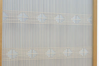 【ご精算用】木地色の柔らかな色彩をしたスリガラス入り極上幾何学書院 EZ2523 在庫3枚