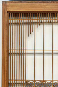 気品ある麻の葉組子模様が映える欄間・書院セット EZ2526 在庫5枚1組