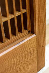 気品ある麻の葉組子模様が映える欄間・書院セット EZ2526 在庫5枚1組