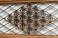 気品ある麻の葉組子模様が映える欄間・書院セット EZ2526 在庫5枚1組