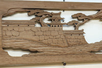 Carved ranma material EZ2547