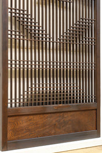 変わり霞デザイン!! 和モダンな雰囲気ある書院 EZ2561 在庫4枚