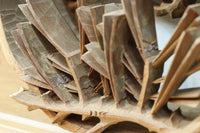 非公開 貫禄ある松の木を丁寧に彫り描いた深彫り彫刻欄間 EZ2565ab 在庫(a:1 b:1)枚