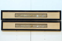 竹の輪で描く窓絵が可愛らしい欄間 EZ2566ab 在庫(a:1 b:1)枚