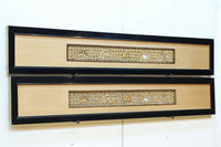 竹の輪で描く窓絵が可愛らしい欄間 EZ2566ab 在庫(a:1 b:1)枚