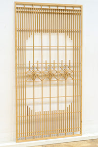 木地色の桐組子装飾で上品な面持ちある建具素材 EZ2572 在庫8枚