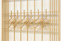 木地色の桐組子装飾で上品な面持ちある建具素材 EZ2572 在庫8枚