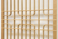 香図組子装飾で柔和な眺めをみせる建具素材 EZ2573 在庫8枚