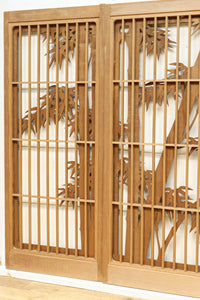 凛とした竹が力強い印象の井波書院 EZ2576 在庫4枚1組