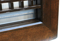 端然と縦格子が美しく並ぶ縦繁小型欄間 EZ2584 在庫1枚