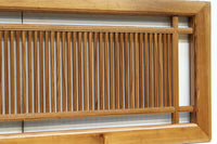 井桁枠で縦繁を囲い上品な面持ちある小型欄間 EZ2586 在庫1枚