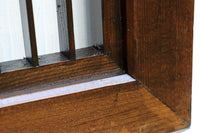 カモメが飛ぶ風情ある絵柄を描いた小型欄間 EZ2587 在庫1枚