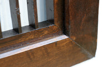 カモメが飛ぶ風情ある絵柄を描いた小型欄間 EZ2587 在庫1枚