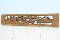 松島を描く彫刻欄間素材 EZ2598ab 在庫(a:1 b:1)枚