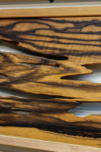 黒柿の自然美溢れる欄間 EZ2599ab 在庫(a:1 b:1)枚