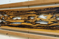 黒柿の自然美溢れる欄間 EZ2599ab 在庫(a:1 b:1)枚