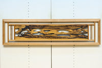 黒柿の自然美溢れる欄間 EZ2599ab 在庫(a:1 b:1)枚