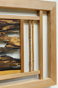 黒柿の自然美溢れる欄間 EZ2599ab 在庫(a:1 b:1)枚