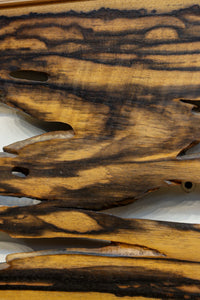 黒柿の自然美溢れる欄間 EZ2599ab 在庫(a:1 b:1)枚