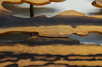 黒柿の自然美溢れる欄間 EZ2599ab 在庫(a:1 b:1)枚