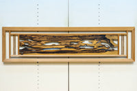 黒柿の自然美溢れる欄間 EZ2599ab 在庫(a:1 b:1)枚