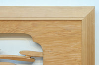 流氷と鯉を躍動感たっぷりに描いた欄間 EZ2600ab 在庫(a:1 b:1)枚