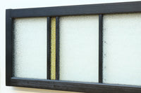 稀少アンバーガラスで華やかな印象を放つダイヤガラス入り欄間 EZ2602ab 在庫(a:1 b:1)枚