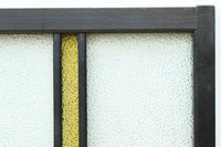 稀少アンバーガラスで華やかな印象を放つダイヤガラス入り欄間 EZ2602ab 在庫(a:1 b:1)枚